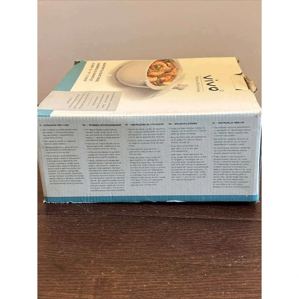 Villeroy & Boch Round White Casserole Dish With Lid New In Box Vivo Oven
